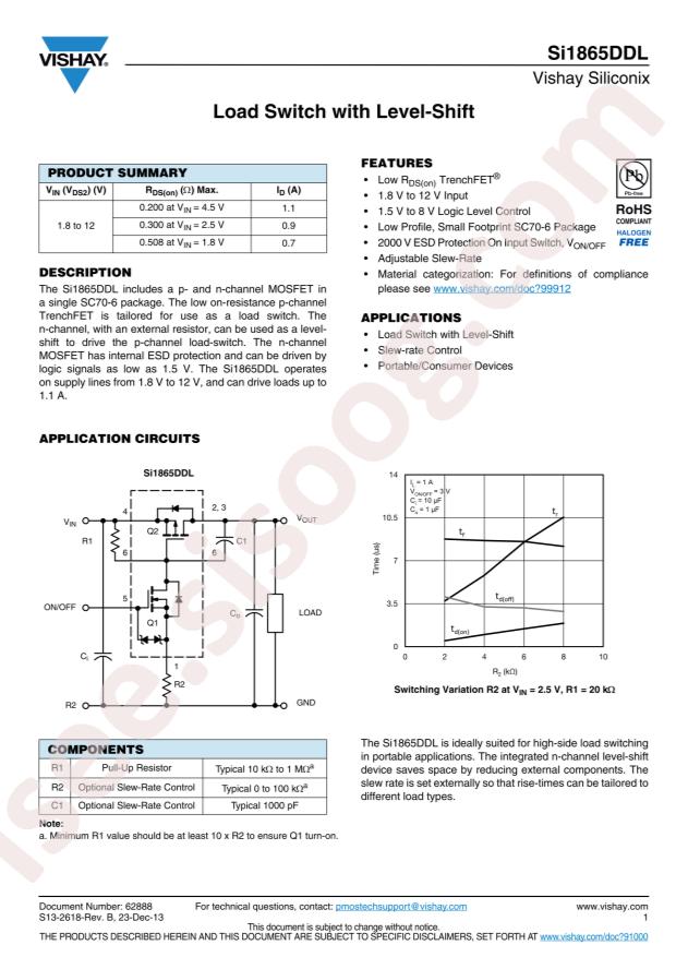 SI1865DDL-T1-GE3