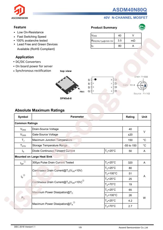ASDM40N80Q