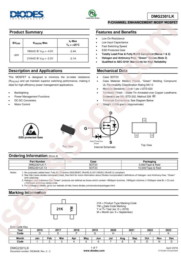 DMG2301LK-7