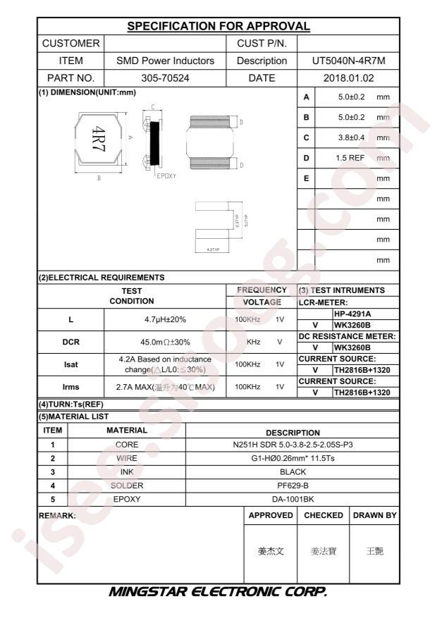UT5040N-4R7M