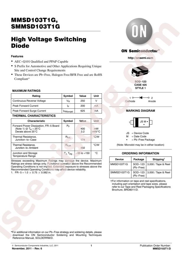 SMMSD103T1G