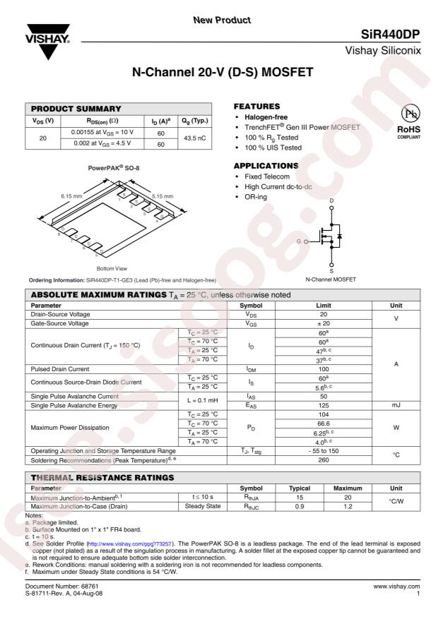 SIR440DP-T1-GE3