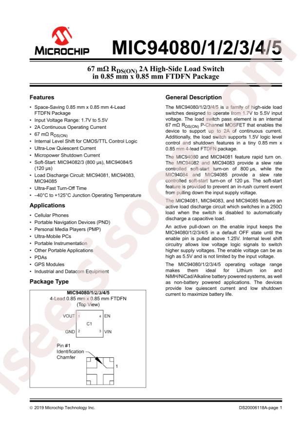 MIC94081YFT-TR