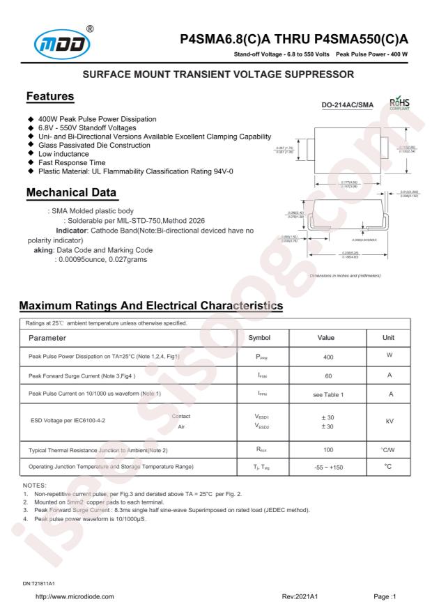 P4SMA6.8CA