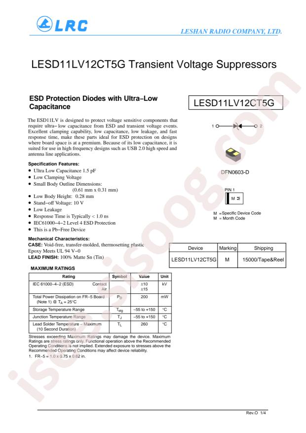 LESD11LV12CT5G