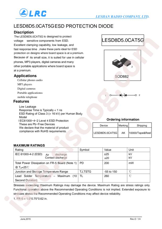 LESD8D5.0CAT5G