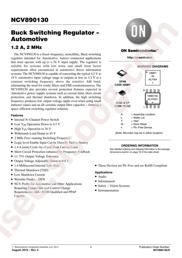 NCV890130PDR2G