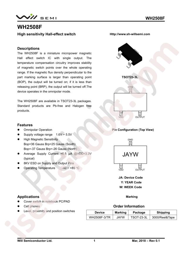 WH2508F-3/TR