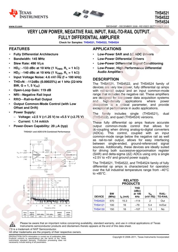 THS4521IDR