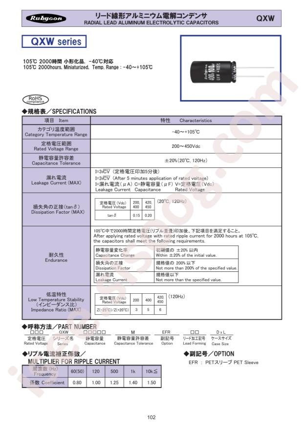 450QXW100MEFR16X35