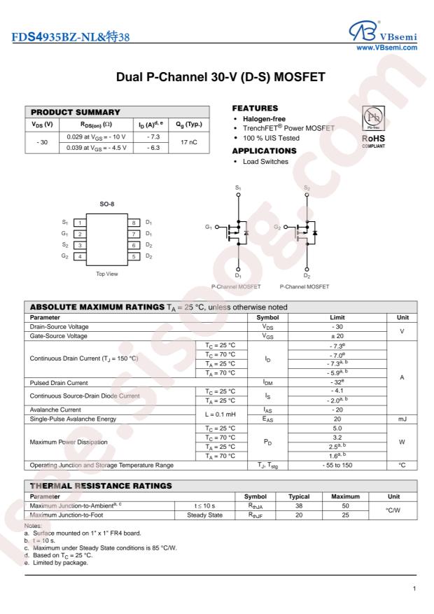 FDS4935BZ-NL&-38-VB