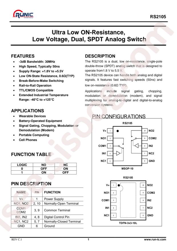 RS2105XTDC10