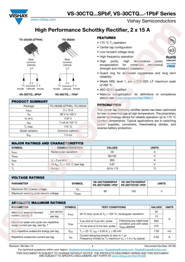 VS-30CTQ100SPBF