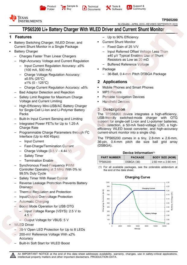 TPS65200YFFR