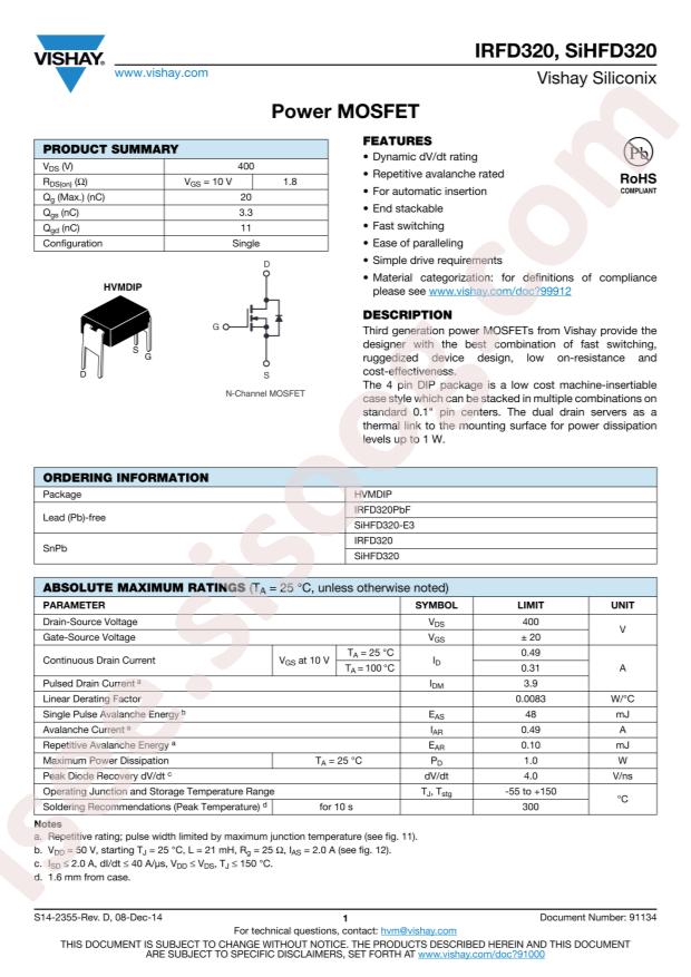 IRFD320PBF