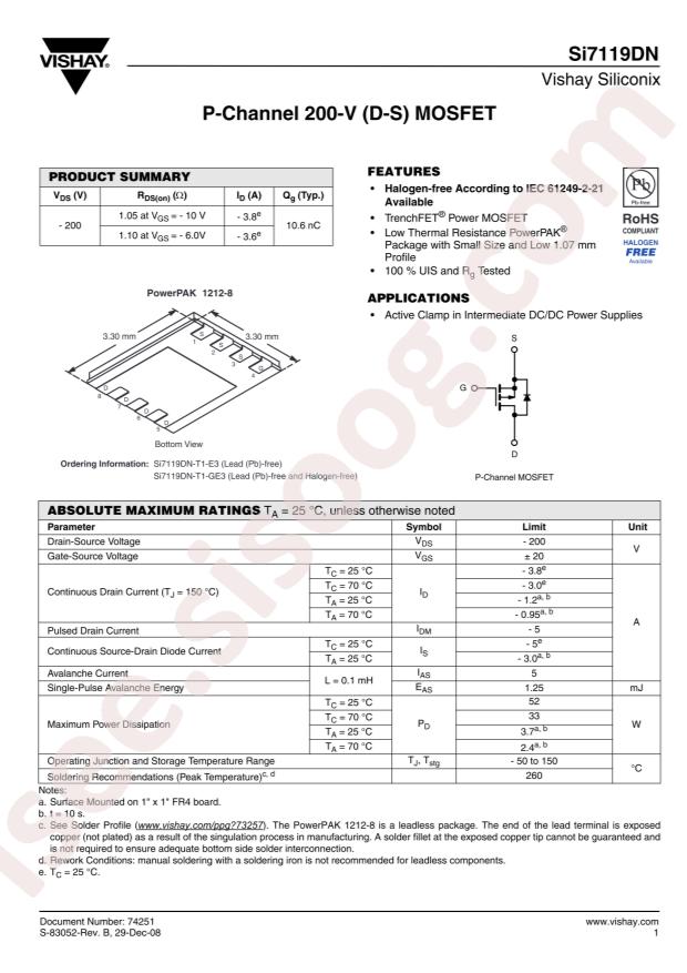 SI7119DN-T1-E3