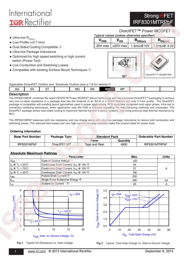 IRF8301MTRPBF