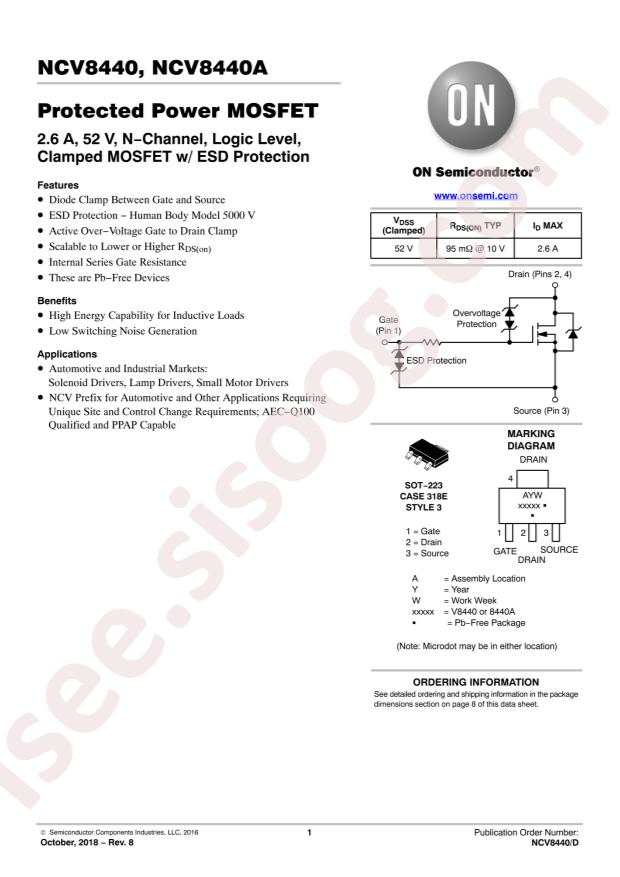 NCV8440ASTT3G