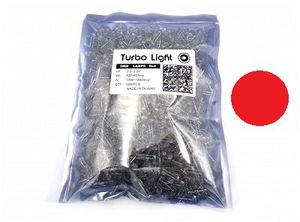 LED کلاهی چیپ بزرگ تایوانی قرمز مارک Turbo Light (بسته1000 تایی)