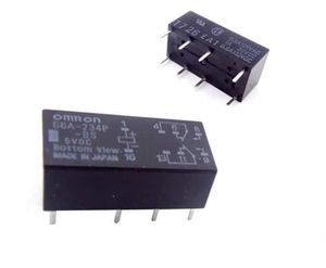 رله مینیاتوری 5V-3A مارک OMRON ژاپن کد G6A-234P-BS