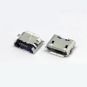 کانکتور Micro USB مادگی 5pin با دو هولدر سطحی