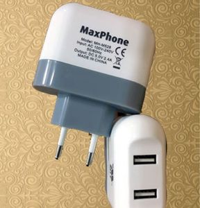 آداپتور 5 ولت 2.4A با دو خروجی USB مارک Maxphone