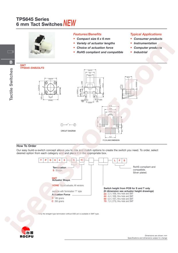 TPS645-SNB23LFS