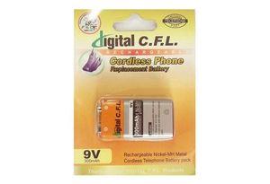 باتری 9 ولت کتابی300mAh – قابل شارژ – digital C.F.L