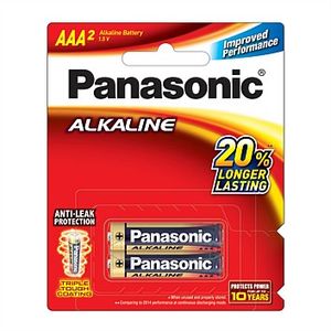 باتری نیم قلمی آلکالاین  Panasonic – دوتایی