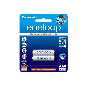 باتری نیم قلمی قابل شارژ   پاناسونیک (800mAh) – مدلeneloop – بسته دو تایی