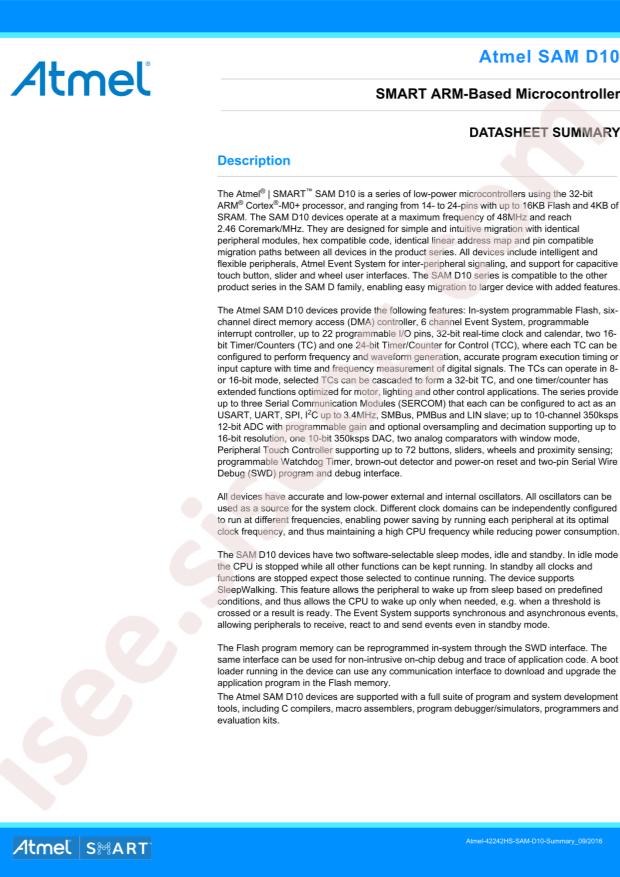 ATSAMD10D14A-SSNT