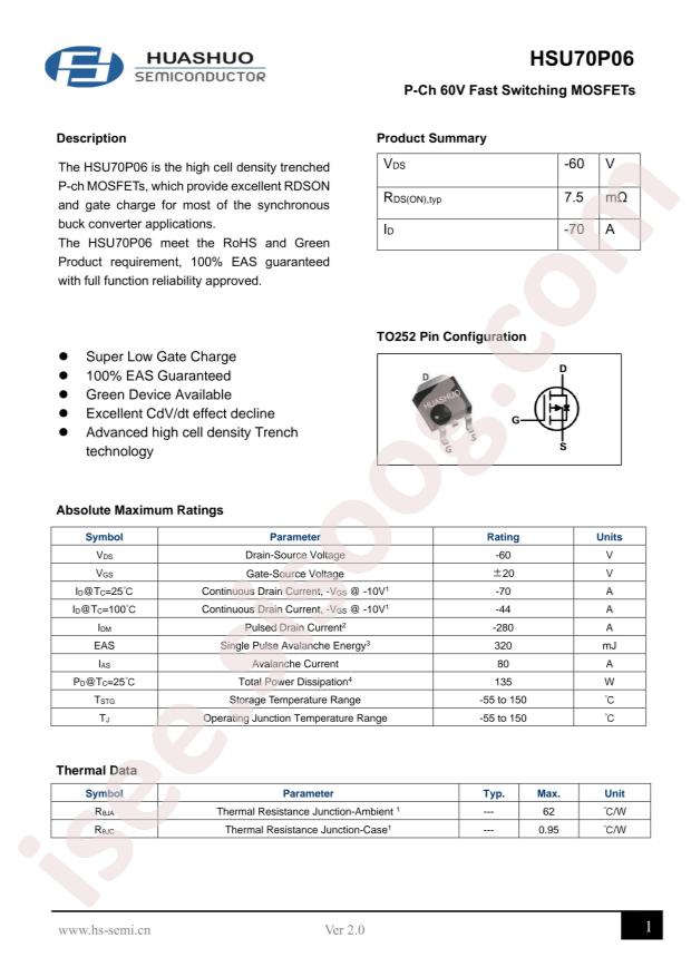 HSU70P06