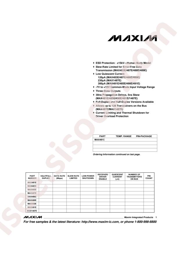 MAX489ECPD