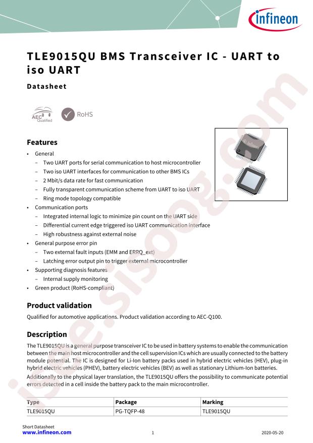 TLE9015QU