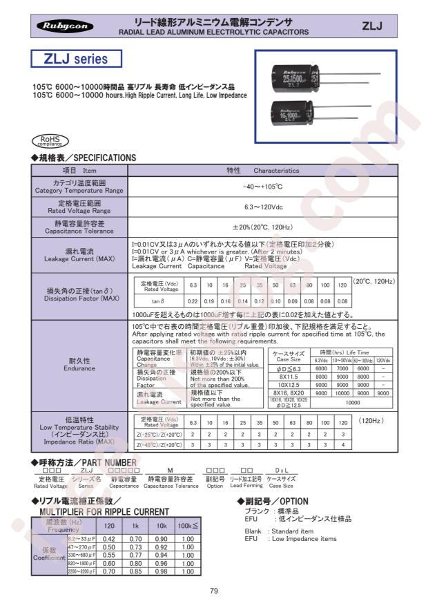 35ZLJ680M10X25