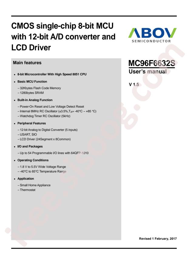 MC96F6632S