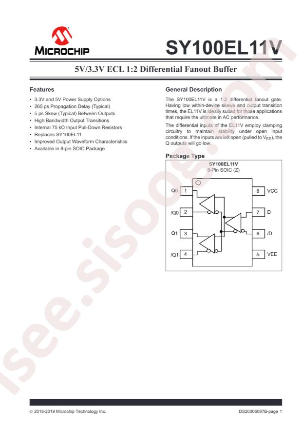 SY100EL11VZG-TR