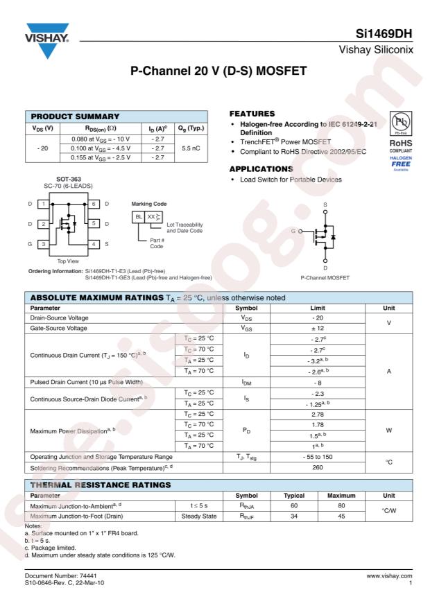 SI1469DH-T1-GE3