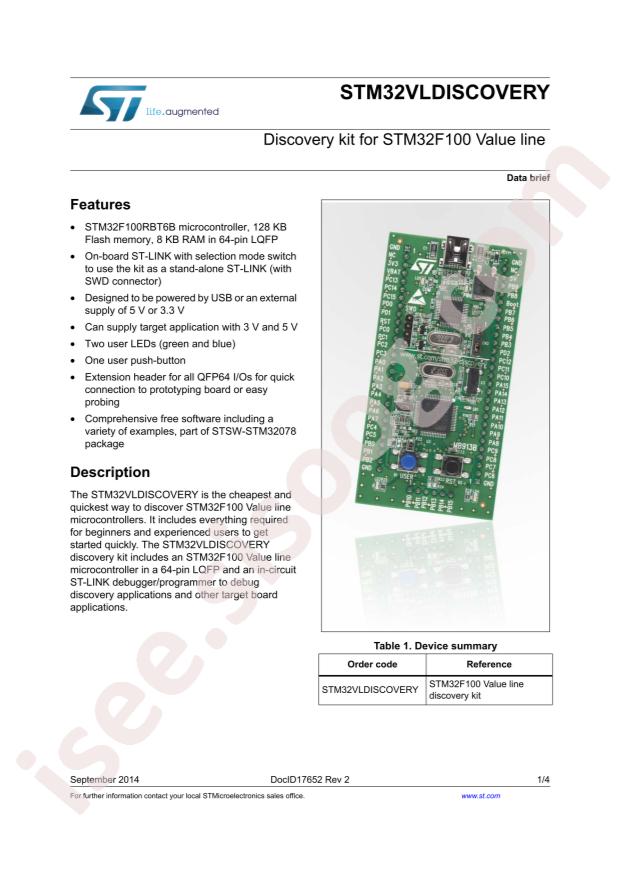 STM32VLDISCOVERY