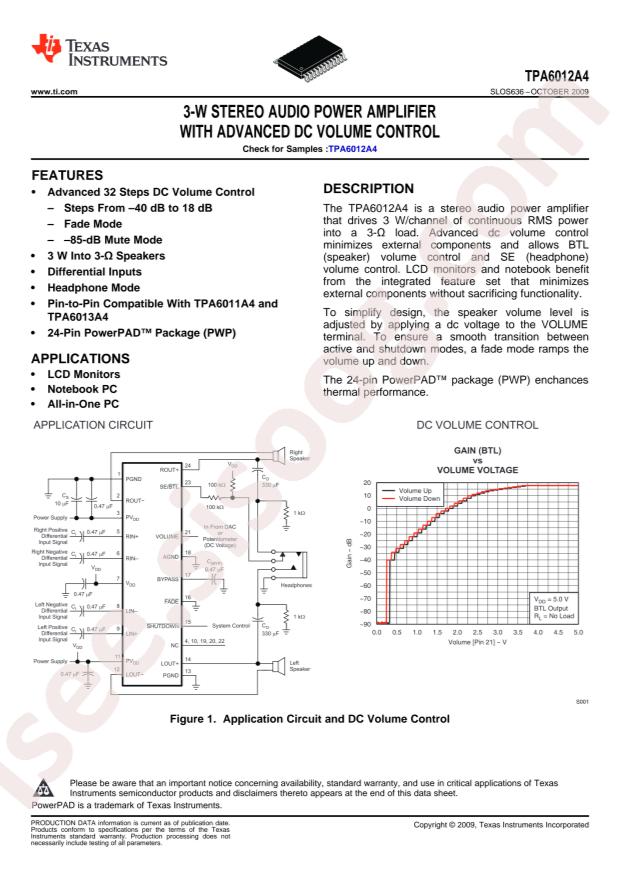 TPA6012A4PWPR