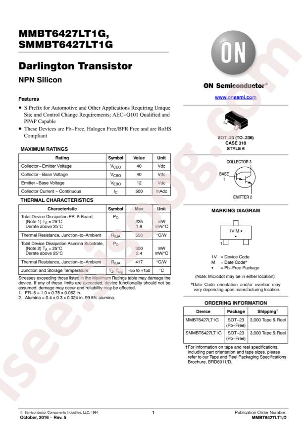 MMBT6427LT1G