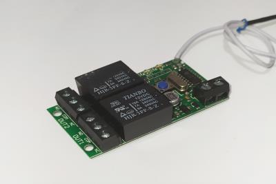 433MHz RF Remote Control Module  گيرنده ريموت لرنينگ 433 مگاهرتز حافظه دار 2 رله