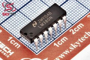 LM380 DIP-14 آی سی تقویت کننده صوتی