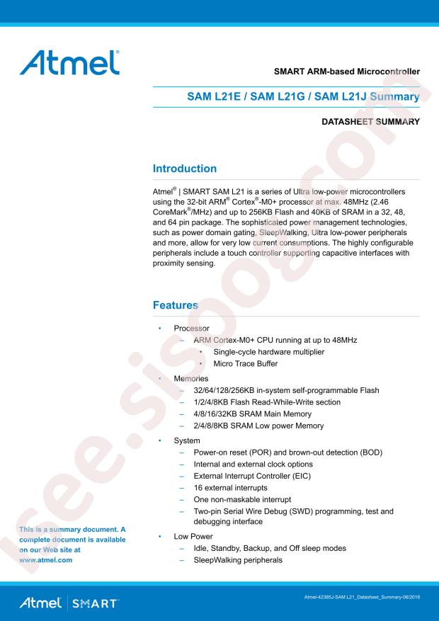 ATSAML21J16B-AUT