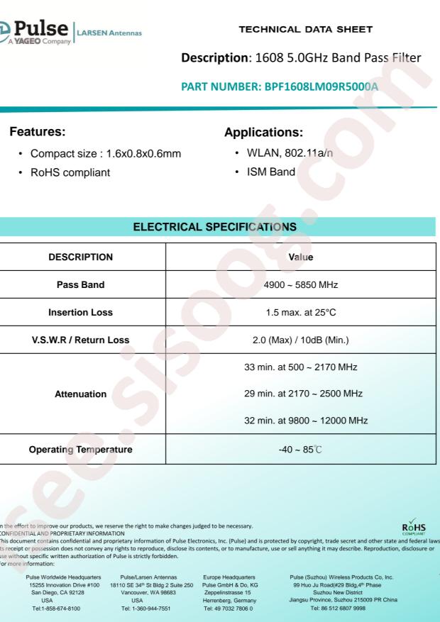 BPF1608LM09R5000A