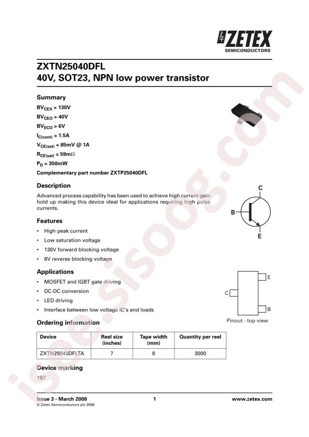 ZXTN25040DFLTA