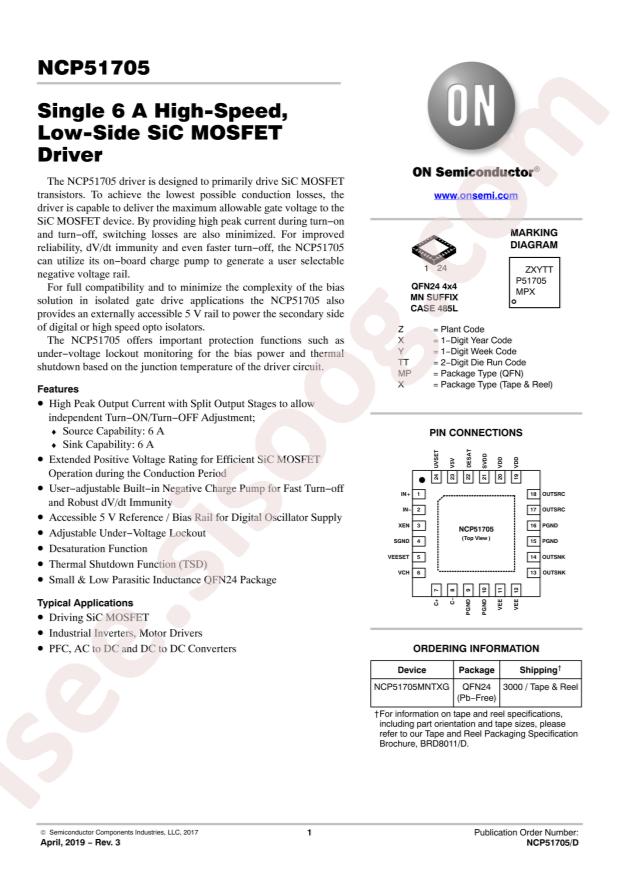 NCP51705MNTXG