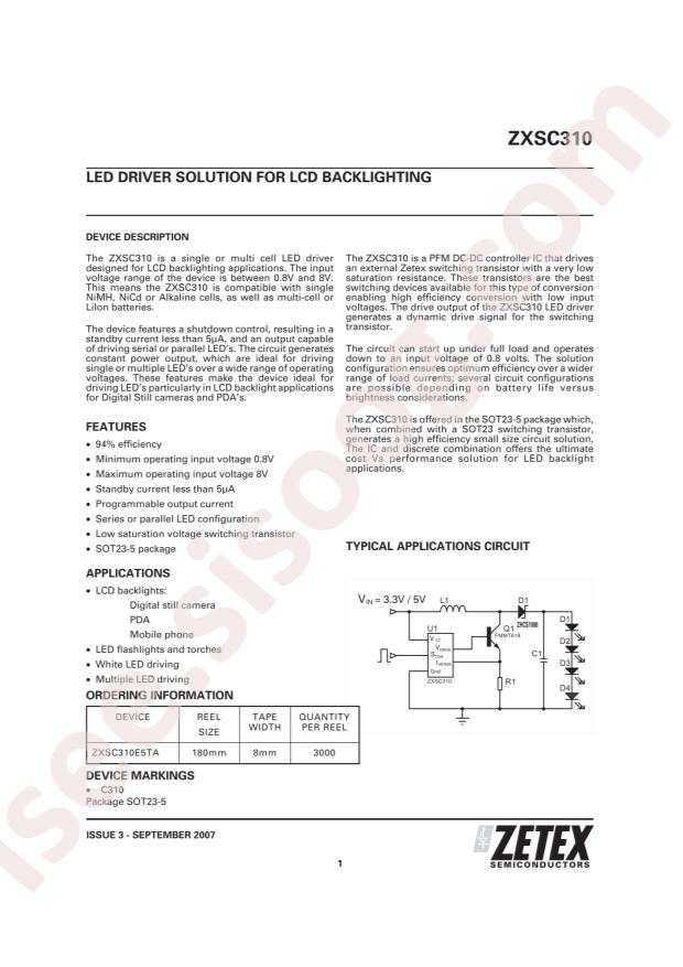 ZXSC310E5TA