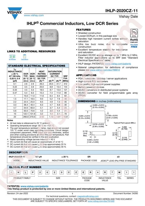IHLP2020CZERR22M11