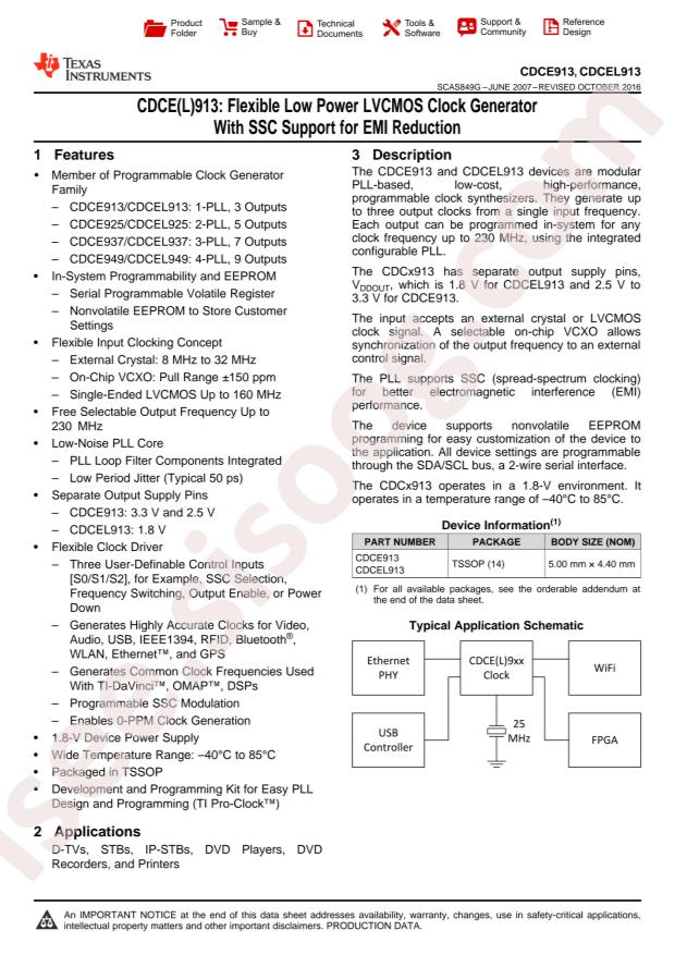 CDCE913PWR